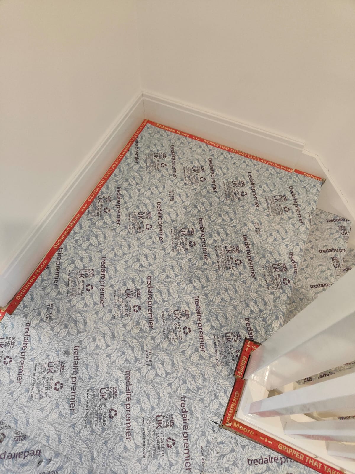 Cormar Carpet Zenith Cobalt with Tredaire Palladium Underlay