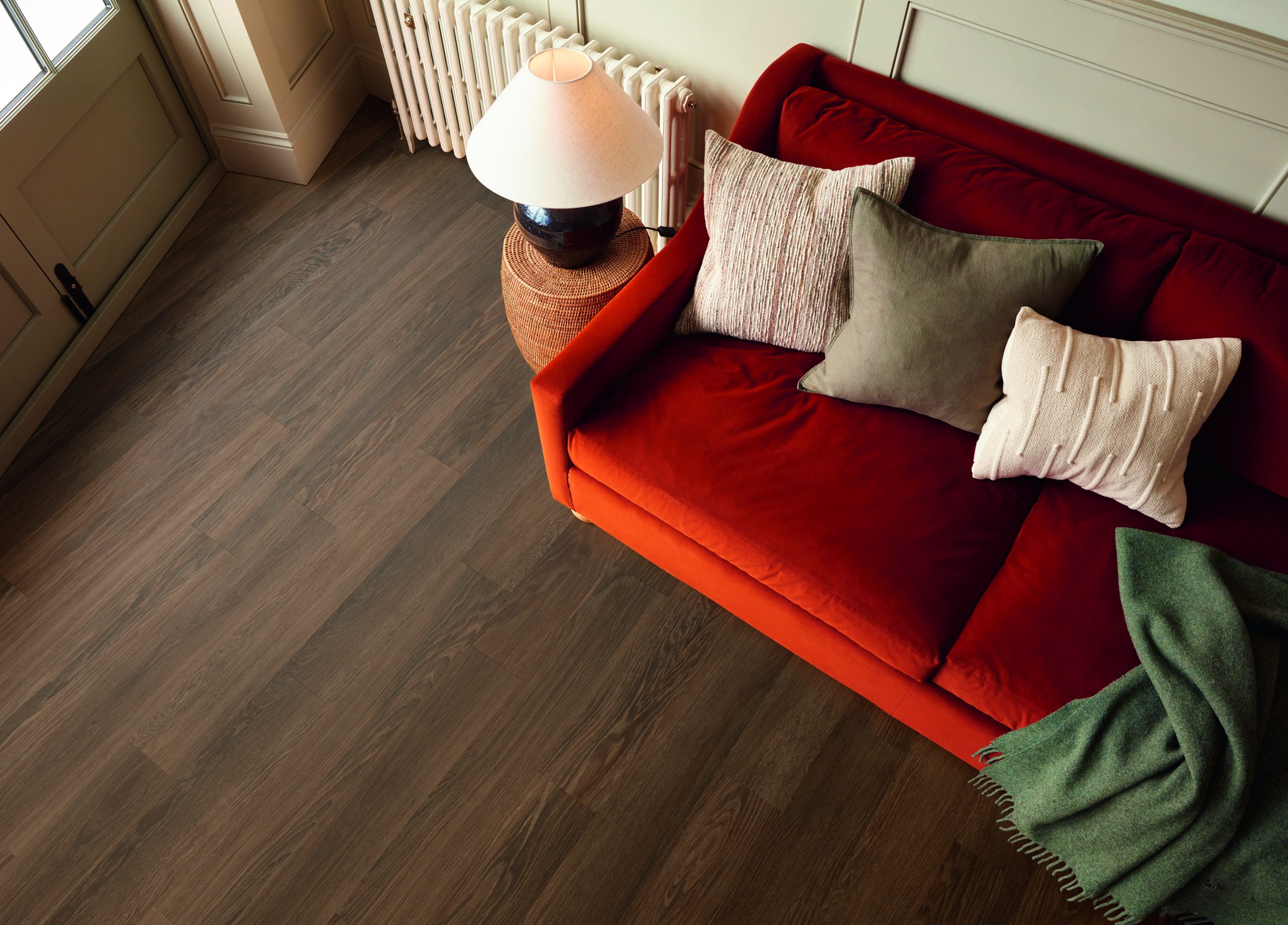 Nutmeg Limed Oak living room detail