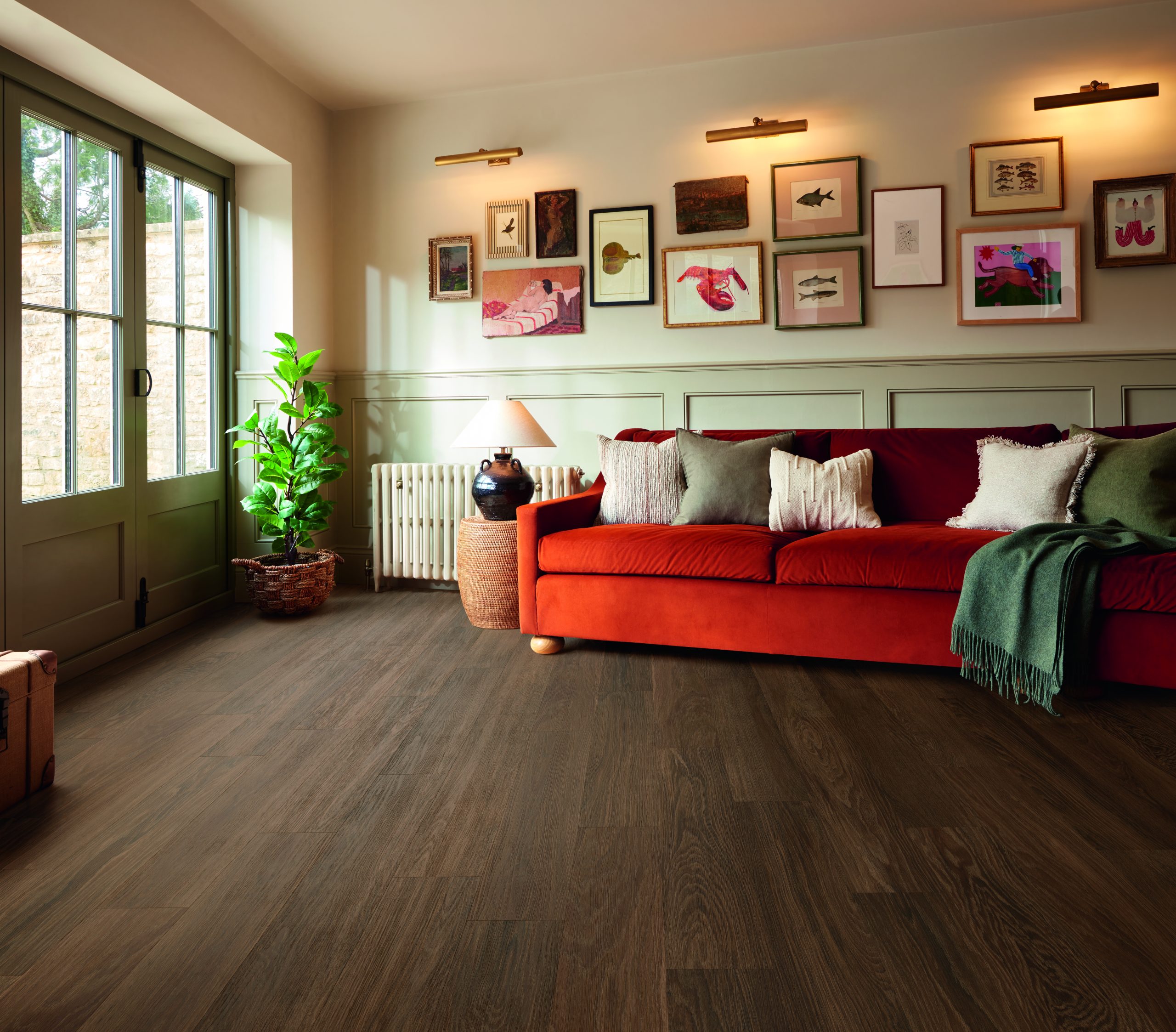 Nutmeg Limed Oak open plan living