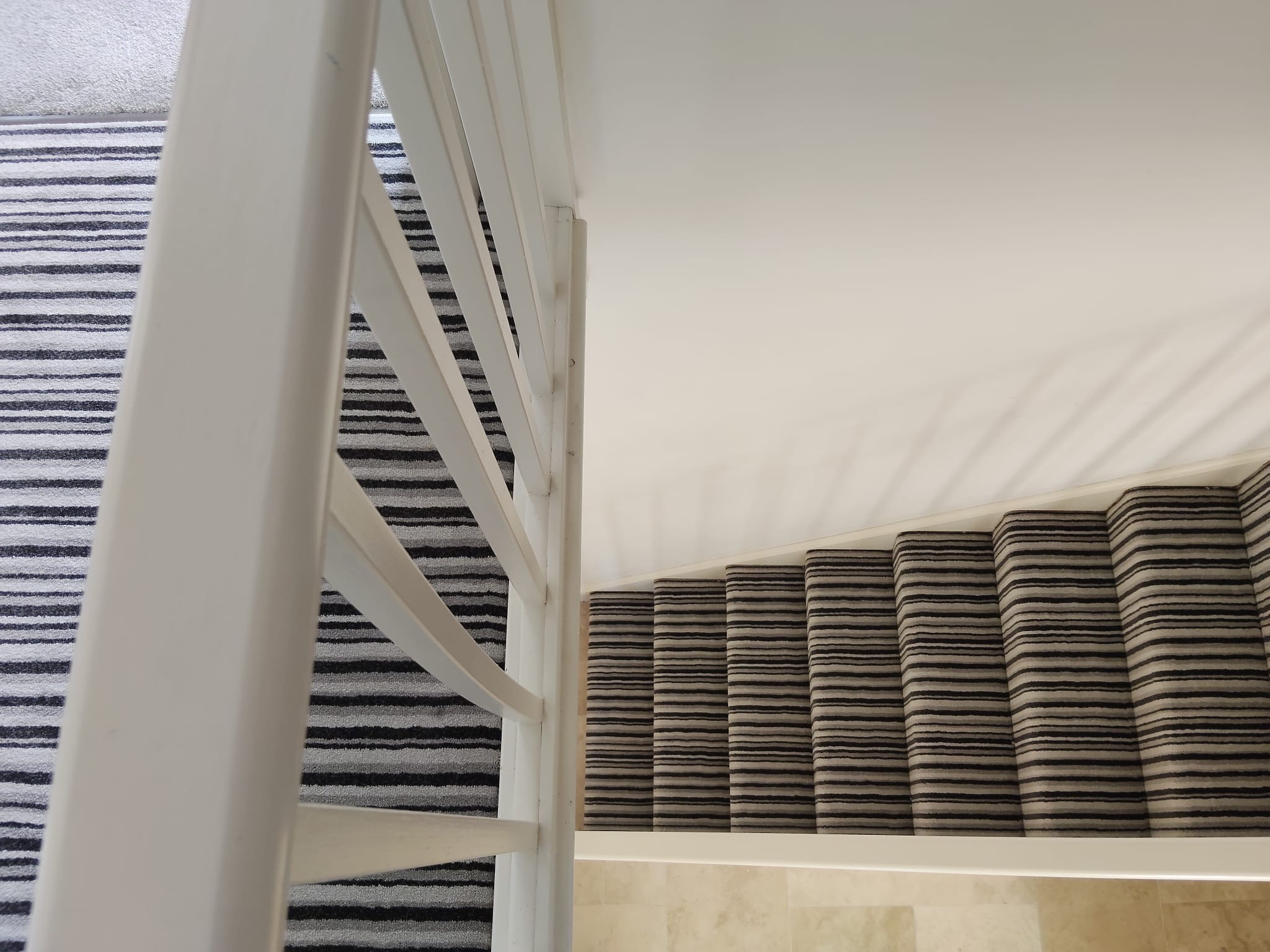 Fairfield Design Paraline carpet in Mist room view